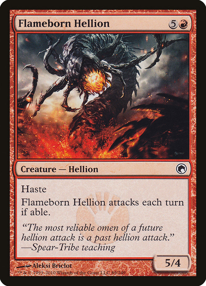 Flameborn Hellion [Scars of Mirrodin] | Gamers Paradise