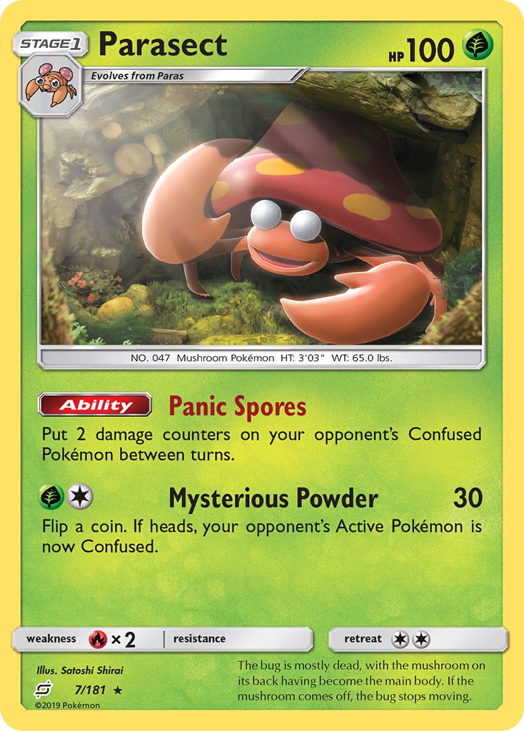 Parasect (7/181) [Sun & Moon: Team Up] | Gamers Paradise
