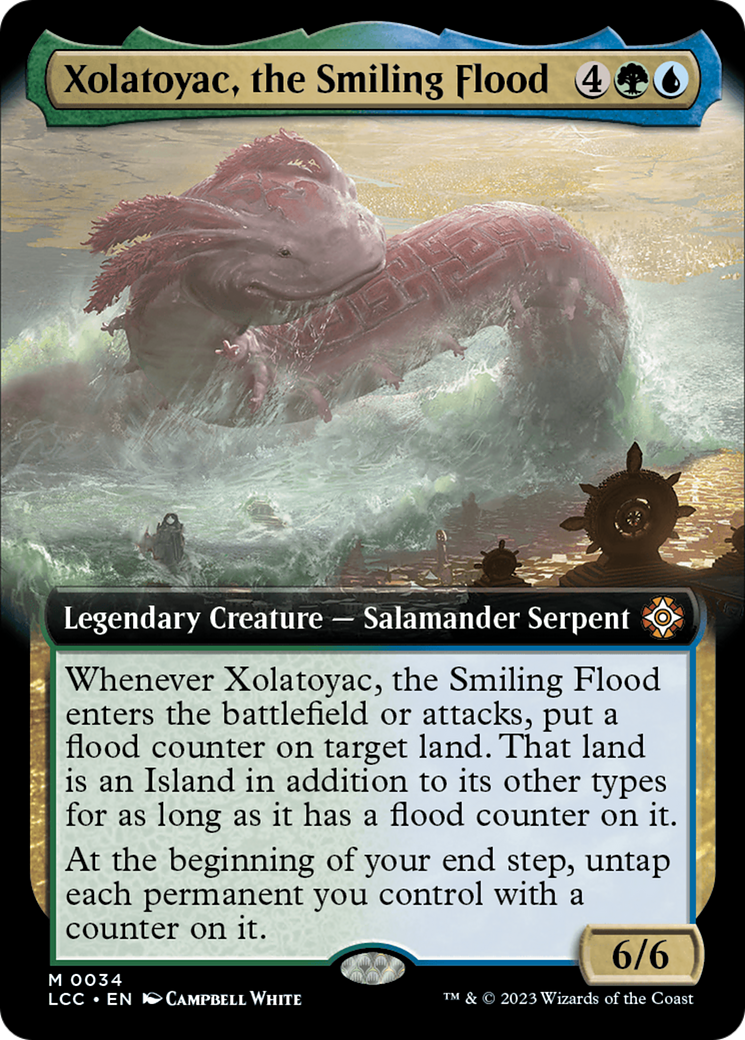 Xolatoyac, the Smiling Flood (Extended Art) [The Lost Caverns of Ixalan Commander] | Gamers Paradise