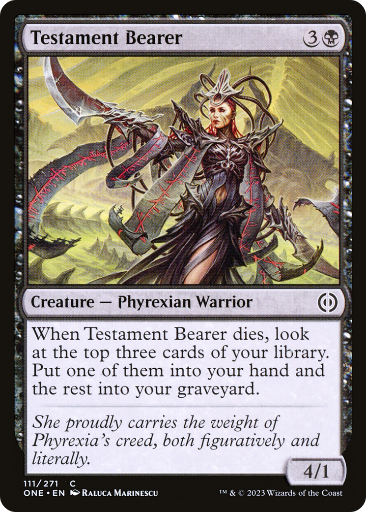 Testament Bearer [Phyrexia: All Will Be One] | Gamers Paradise