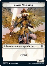 Angel Warrior // Copy Double-Sided Token [Zendikar Rising Tokens] | Gamers Paradise