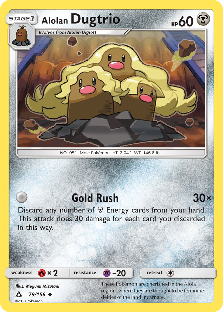 Alolan Dugtrio (79/156) [Sun & Moon: Ultra Prism] | Gamers Paradise