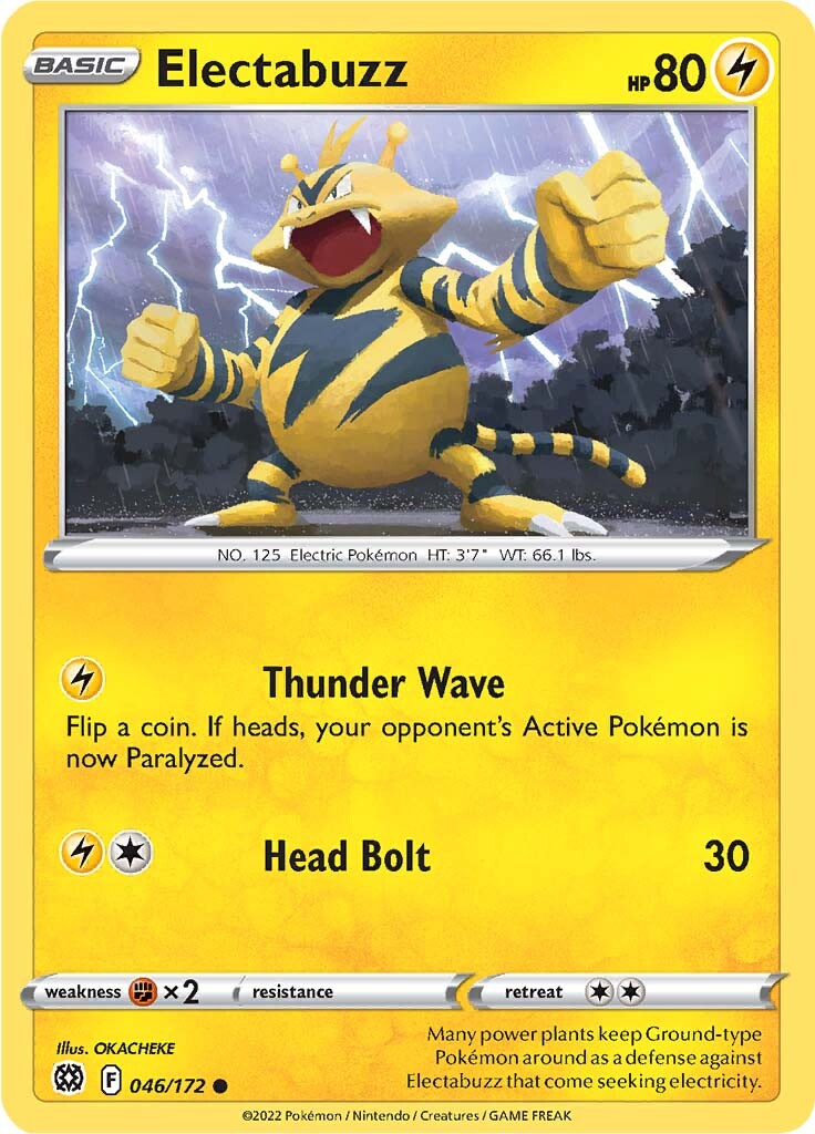 Electabuzz (046/172) [Sword & Shield: Brilliant Stars] | Gamers Paradise