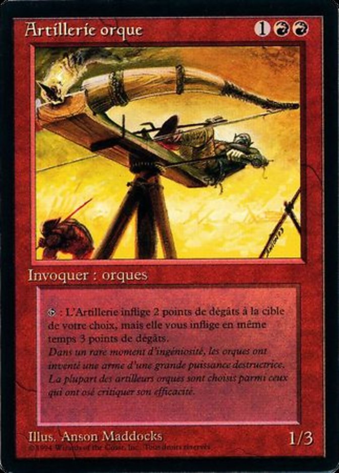 Orcish Artillery [Foreign Black Border] | Gamers Paradise