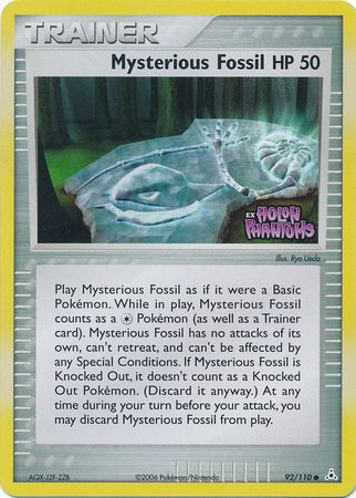 Mysterious Fossil (92/110) (Stamped) [EX: Holon Phantoms] | Gamers Paradise