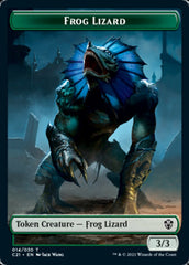 Frog Lizard // Elephant Double-Sided Token [Commander 2021 Tokens] | Gamers Paradise