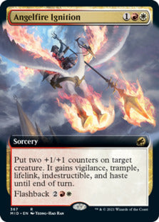 Angelfire Ignition (Extended Art) [Innistrad: Midnight Hunt] | Gamers Paradise