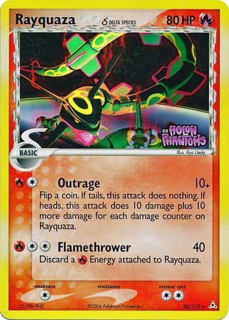 Rayquaza (26/110) (Delta Species) (Stamped) [EX: Holon Phantoms] | Gamers Paradise