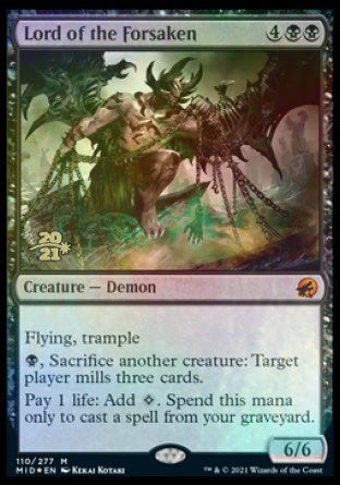 Lord of the Forsaken [Innistrad: Midnight Hunt Prerelease Promos] | Gamers Paradise