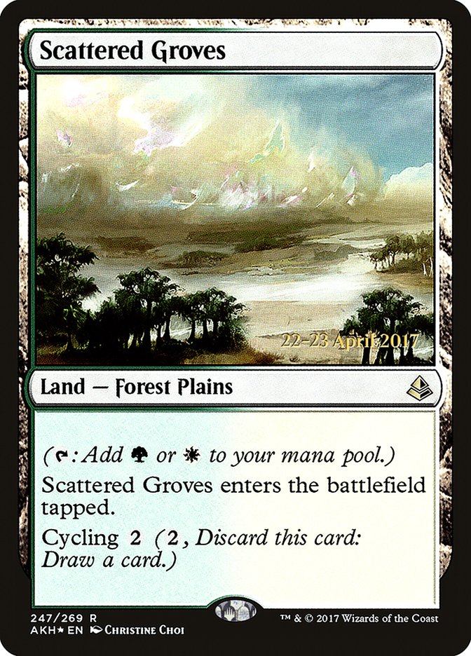 Scattered Groves [Amonkhet Prerelease Promos] | Gamers Paradise