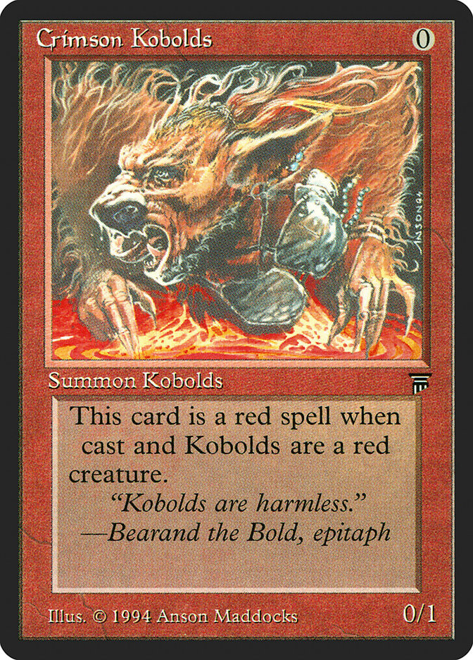 Crimson Kobolds [Legends] | Gamers Paradise
