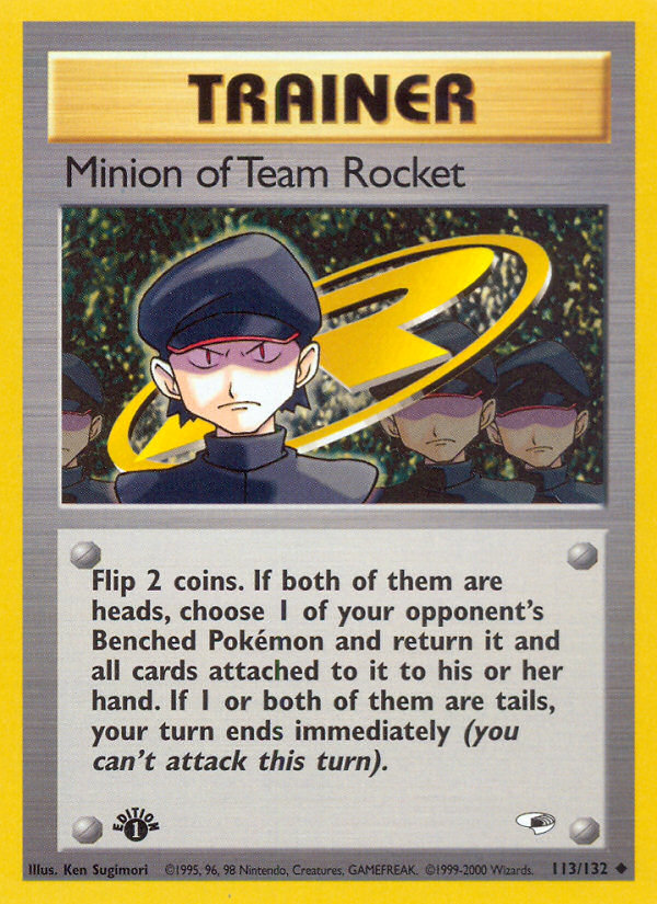Minion of Team Rocket (113/132) [Gym Heroes 1st Edition] | Gamers Paradise