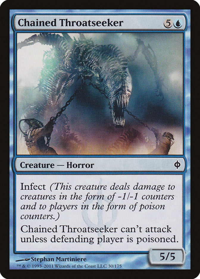 Chained Throatseeker [New Phyrexia] | Gamers Paradise