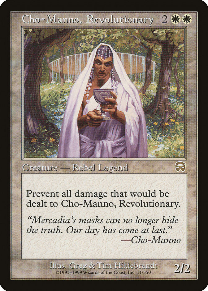 Cho-Manno, Revolutionary [Mercadian Masques] | Gamers Paradise