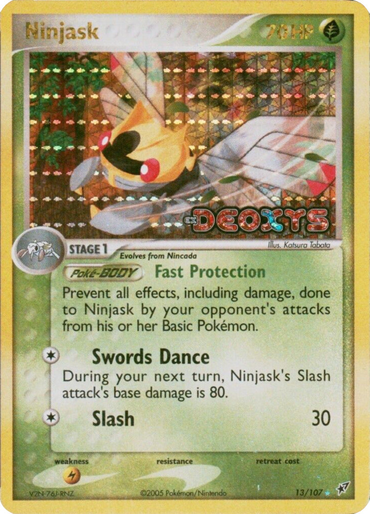 Ninjask (13/107) (Stamped) [EX: Deoxys] | Gamers Paradise