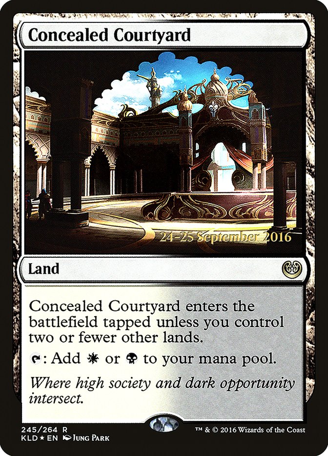 Concealed Courtyard [Kaladesh Prerelease Promos] | Gamers Paradise