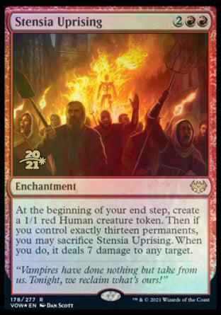 Stensia Uprising [Innistrad: Crimson Vow Prerelease Promos] | Gamers Paradise