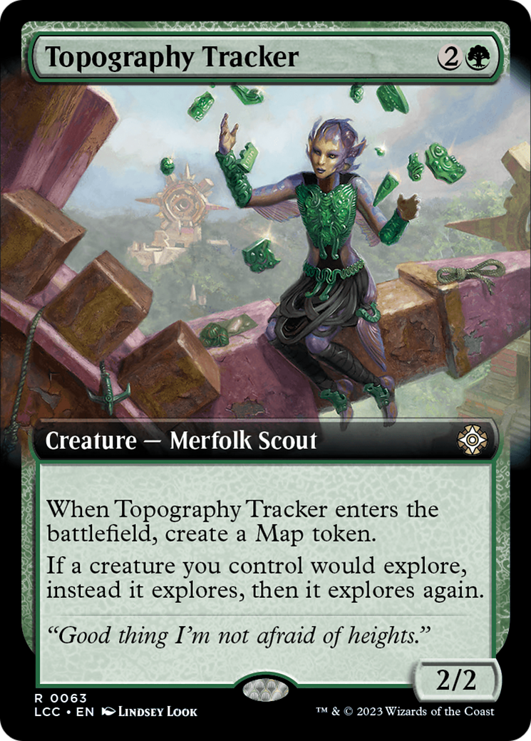 Topography Tracker (Extended Art) [The Lost Caverns of Ixalan Commander] | Gamers Paradise
