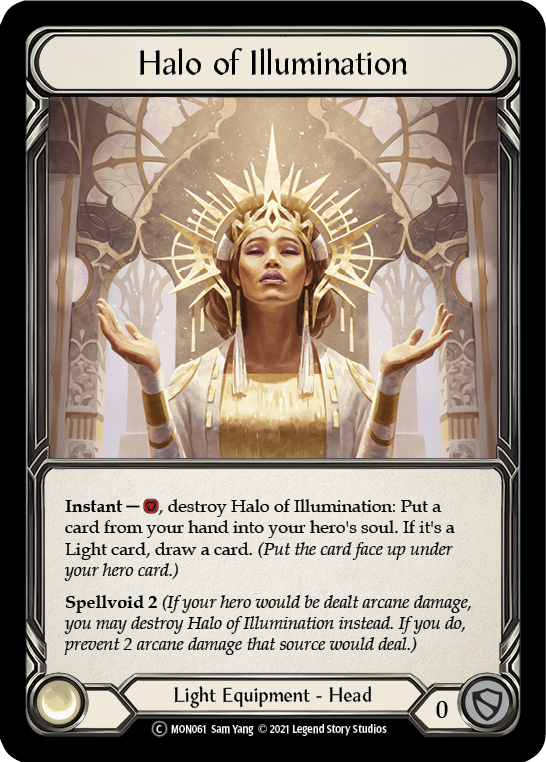Halo of Illumination [U-MON061-RF] Unlimited Rainbow Foil | Gamers Paradise