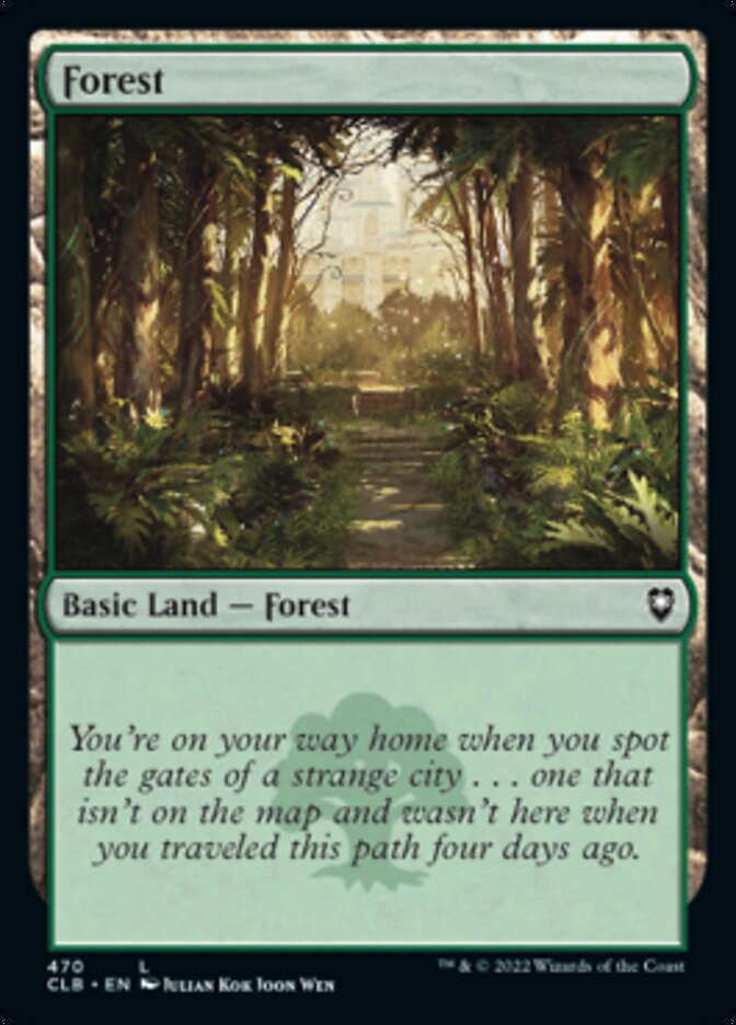 Forest (470) [Commander Legends: Battle for Baldur's Gate] | Gamers Paradise
