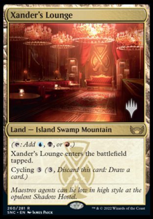 Xander's Lounge (Promo Pack) [Streets of New Capenna Promos] | Gamers Paradise