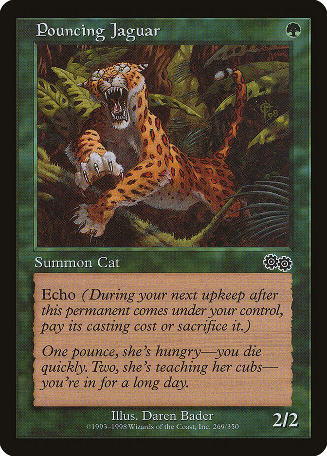 Pouncing Jaguar [Urza's Saga] | Gamers Paradise