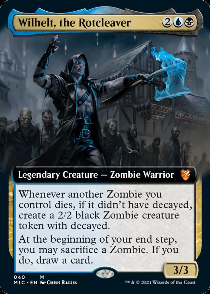 Wilhelt, the Rotcleaver (Extended Art) [Innistrad: Midnight Hunt Commander] | Gamers Paradise