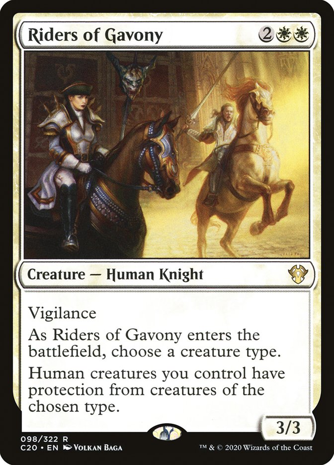 Riders of Gavony [Commander 2020] | Gamers Paradise