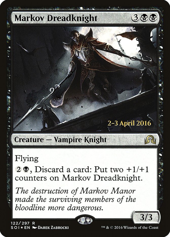 Markov Dreadknight [Shadows over Innistrad Prerelease Promos] | Gamers Paradise