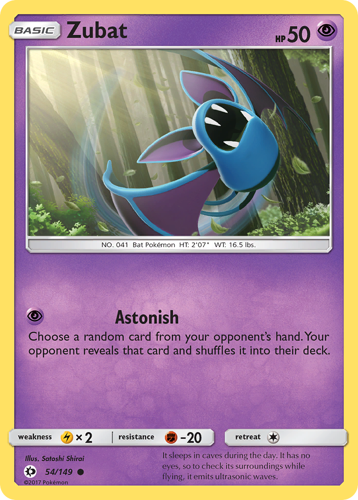 Zubat (54/149) [Sun & Moon: Base Set] | Gamers Paradise