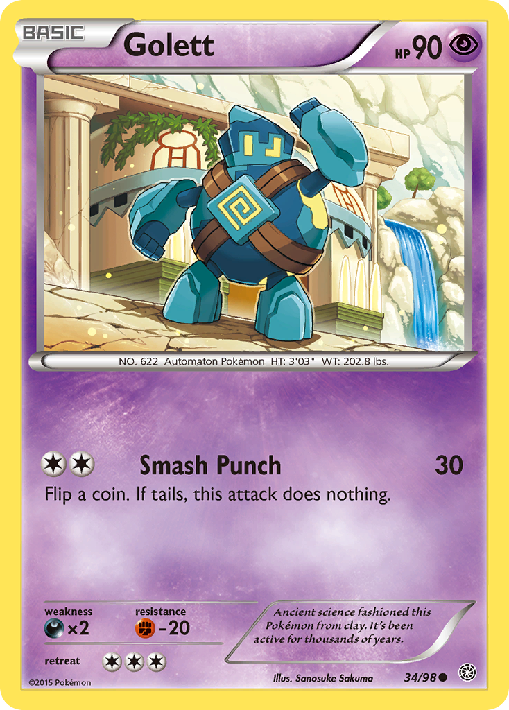 Golett (34/98) [XY: Ancient Origins] | Gamers Paradise