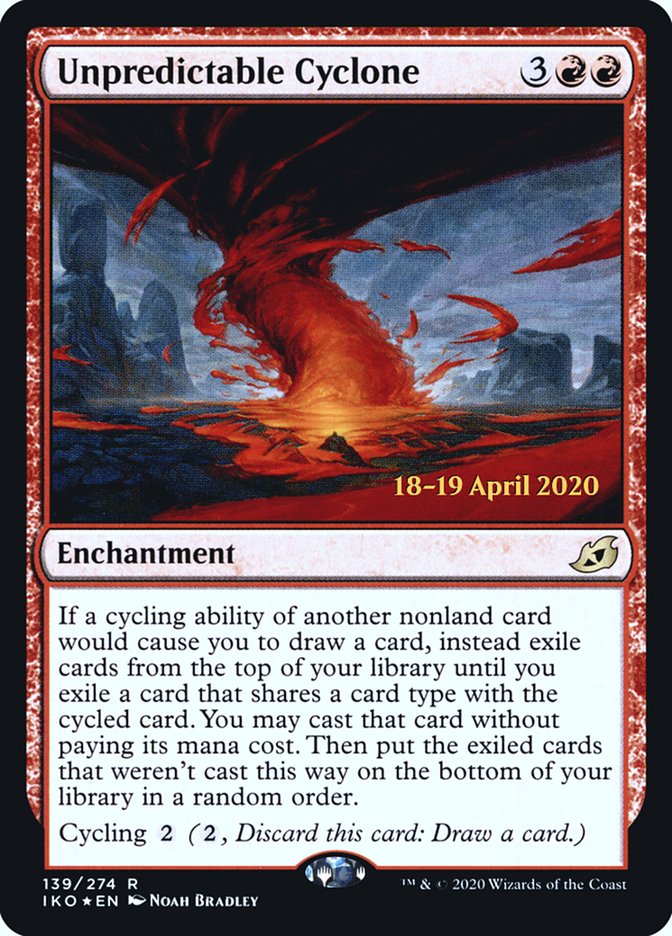 Unpredictable Cyclone [Ikoria: Lair of Behemoths Prerelease Promos] | Gamers Paradise