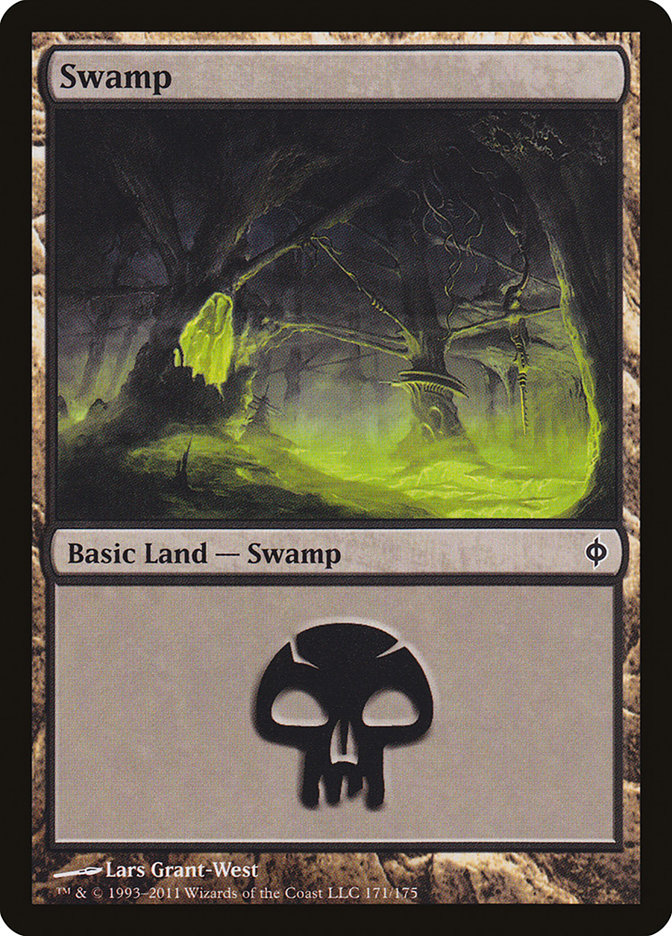 Swamp (171) [New Phyrexia] | Gamers Paradise