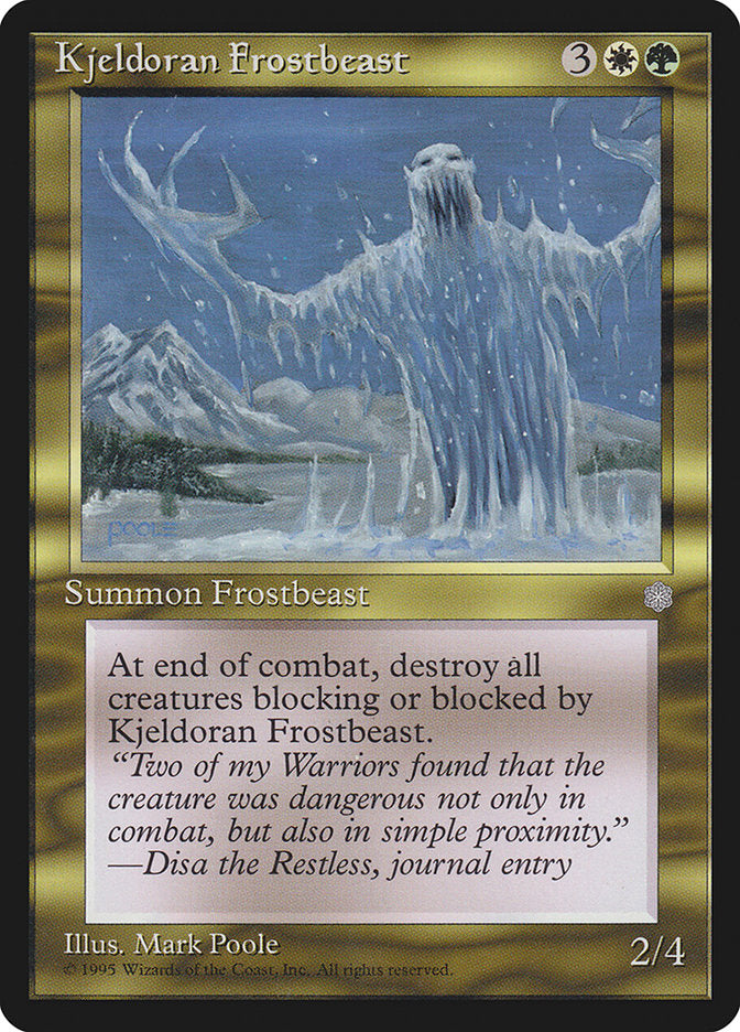 Kjeldoran Frostbeast [Ice Age] | Gamers Paradise
