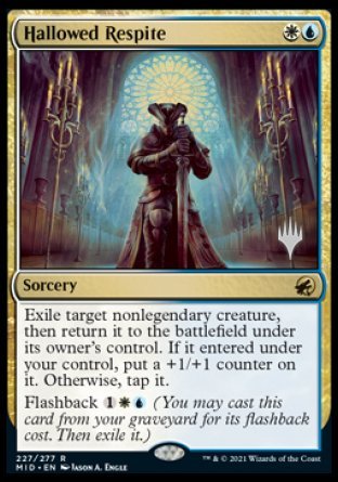 Hallowed Respite (Promo Pack) [Innistrad: Midnight Hunt Promos] | Gamers Paradise