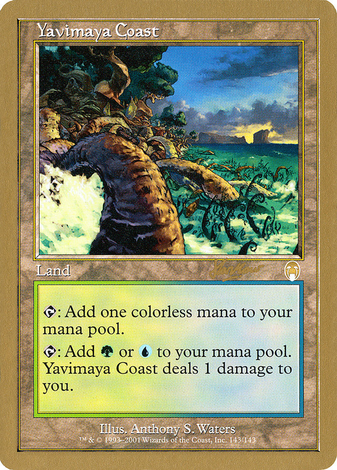 Yavimaya Coast (Sim Han How) [World Championship Decks 2002] | Gamers Paradise