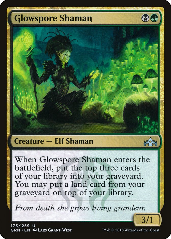 Glowspore Shaman [Guilds of Ravnica] | Gamers Paradise