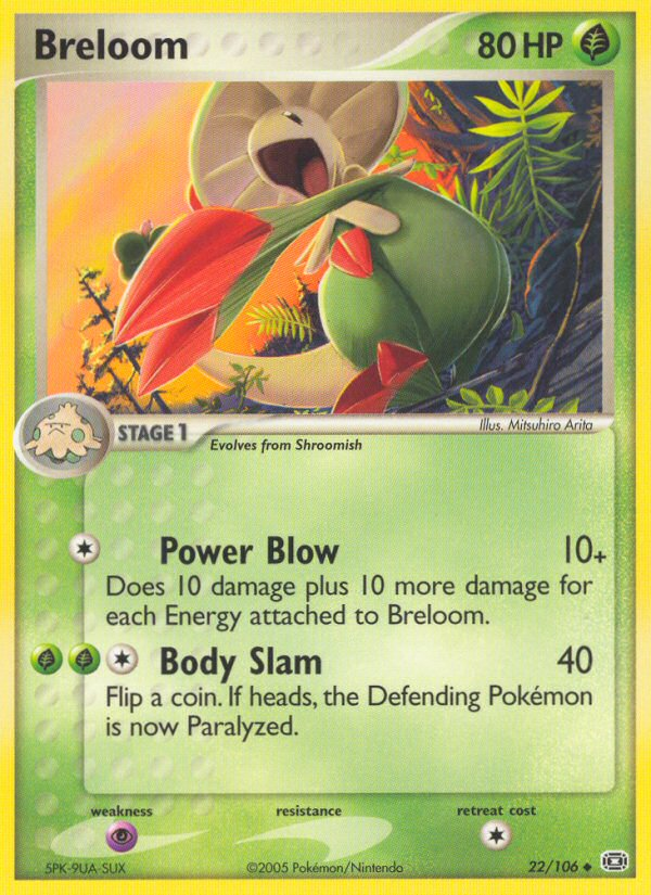 Breloom (22/106) [EX: Emerald] | Gamers Paradise