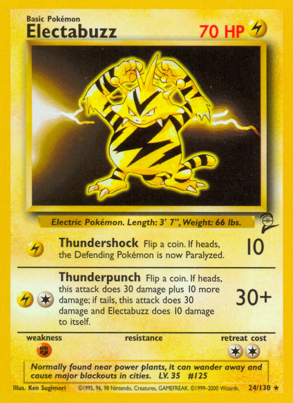 Electabuzz (24/130) [Base Set 2] | Gamers Paradise