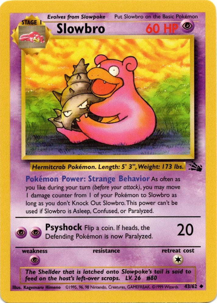 Slowbro (43/62) [Fossil Unlimited] | Gamers Paradise
