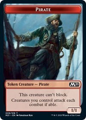 Pirate // Weird Double-Sided Token [Core Set 2021 Tokens] | Gamers Paradise