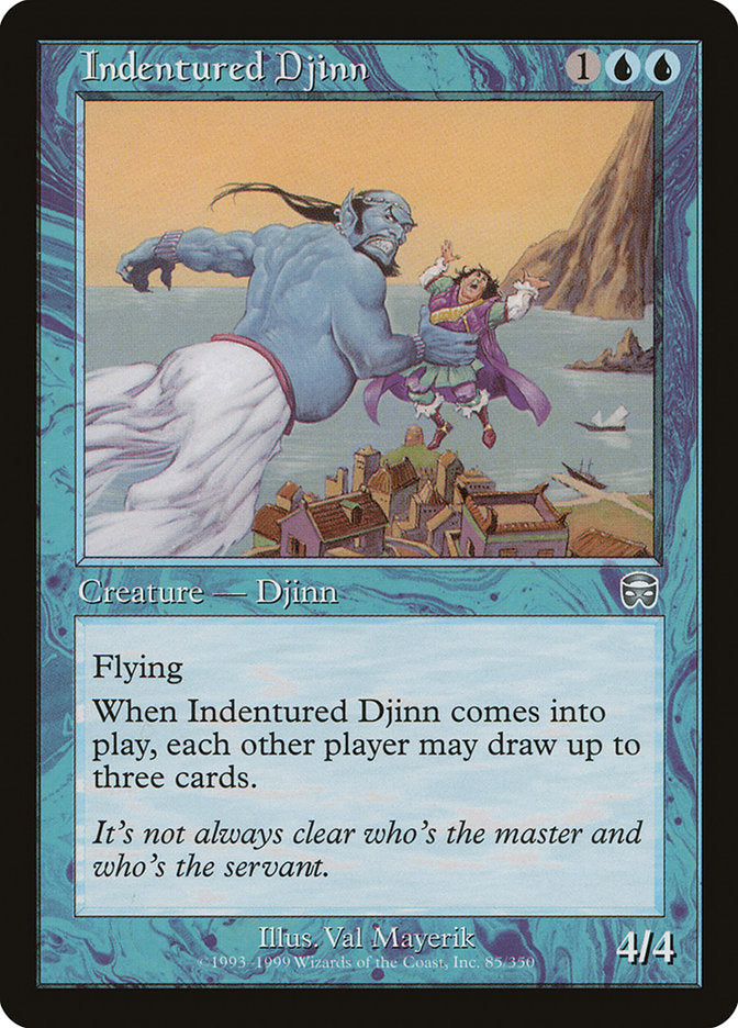 Indentured Djinn [Mercadian Masques] | Gamers Paradise