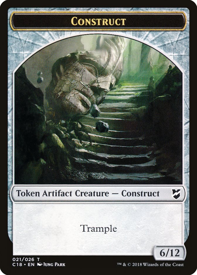 Clue // Construct (021) Double-Sided Token [Commander 2018 Tokens] | Gamers Paradise