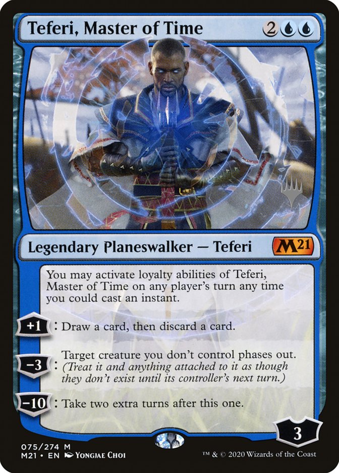 Teferi, Master of Time (Promo Pack) (075) [Core Set 2021 Promos] | Gamers Paradise