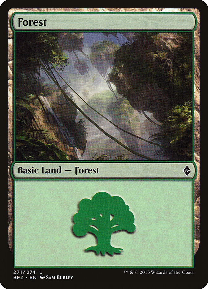 Forest (271a) [Battle for Zendikar] | Gamers Paradise