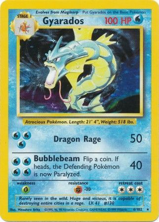 Gyarados (6/102) [Base Set Unlimited] | Gamers Paradise