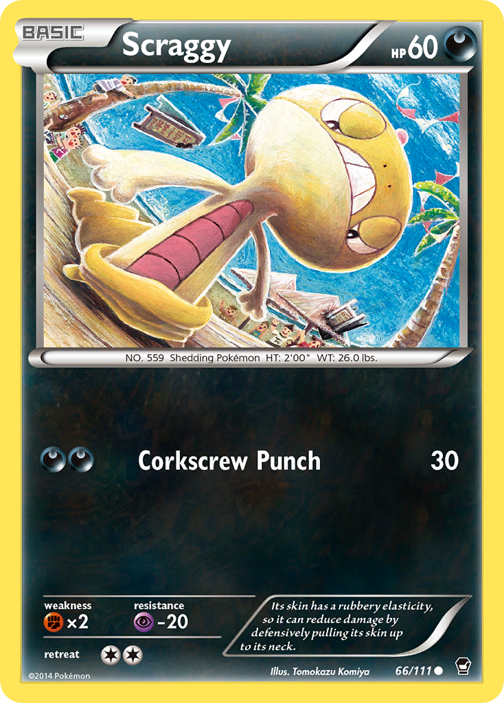 Scraggy (66/111) [XY: Furious Fists] | Gamers Paradise