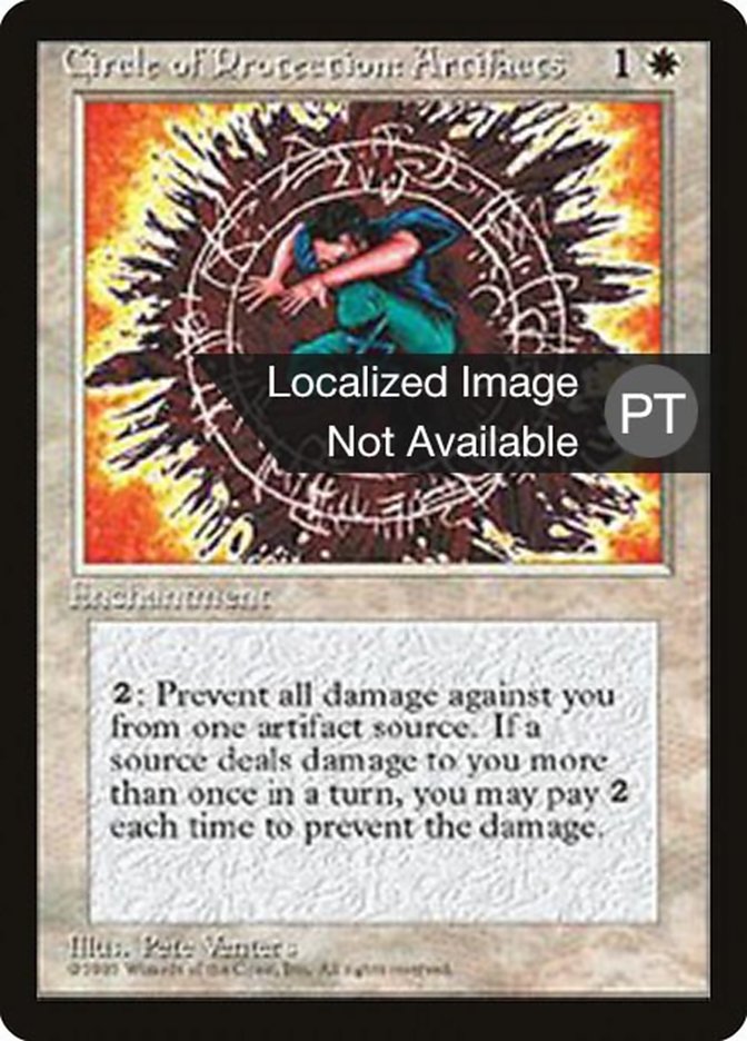 Circle of Protection: Artifacts [Fourth Edition (Foreign Black Border)] | Gamers Paradise