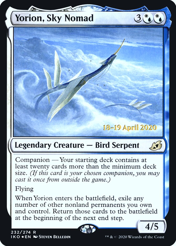 Yorion, Sky Nomad [Ikoria: Lair of Behemoths Prerelease Promos] | Gamers Paradise