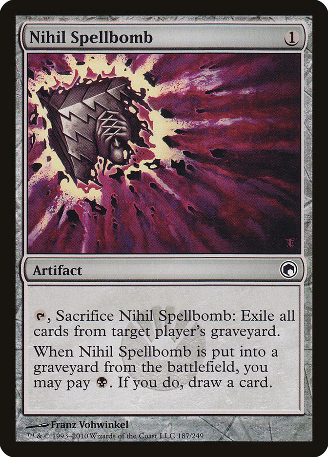 Nihil Spellbomb [Scars of Mirrodin] | Gamers Paradise